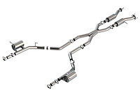 140887 S-Type Cat-Back Exhaust System Fits Select Dodge Durango SRT Hellcat 6.2L V8 Engine