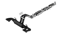 140892CB Cat-Back 3 in. Exhaust System w/S-Type Muffler Fits Select Jeep Wrangler JLU Rubicon w/392 6.4L Hemi V8 Engine [Black]