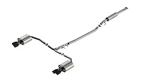Cat-Back Exhaust System Fits Select Hyundai Sonata N Line 2.5L FWD, Black Chrome Tips [S-Type Muffler]