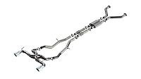 140930 ATAK Cat-Back Exhaust System Fits Select Nissan Z 3.0L V6 Twin Turbo Engine