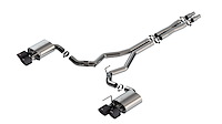 140965CFBA ATAK Cat-Back Exhaust System Fits Select Mustang Dark Horse
