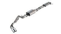 S-Type Cat-Back Exhaust System, 2.25 in., True Dual, Bright Tips, Fits Select Ford Ranger