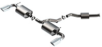 141010 S-Type Cat-Back Exhaust System Fits Select Toyota RAV4 Hybrid 2.5L [Stainless Steel]