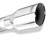 Stainless Steel Exhaust Tip Outlet Size: 3" x 4-3/4"