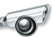 Stainless Steel Exhaust Tip Outlet Size: 4"