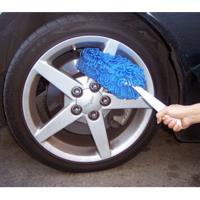 96630 Microfiber Wheel Duster [Fork-Head Microfiber Wheel/Grille Duster, 13 in. Handle]