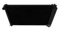 CC161-BLK All-Aluminum Radiator for Select 1964-1990 GM Vehicles with Automatic Transmission [Black]