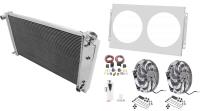 All-Aluminum Radiator System Kit 1965-1985 GM Vehicles w/ Automatic Transmission