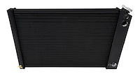 CC162DP-BLK LS Conversion/Dual Pass Radiator 1970-85 GM (26" Core, Black)
