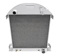 CC2829B-CH All-Aluminum Radiator for 1928-1929 Ford Model A w/ Chevy Engine Conversion [3/4 in. Tubes]