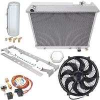 Aluminum Radiator System 1961-1966 GM C/K Truck Includes: