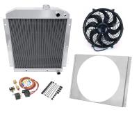 GM LS Conversion Radiator Kit for 1947-1954 Chevy Pickup Truck, Panel Truck, Suburban