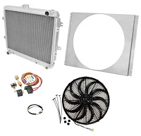 EC945 All-Aluminum Radiator System Kit for Select 1984-1995 Toyota Trucks