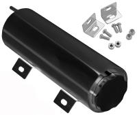 Radiator Overflow Tank 3 in. D x 10 in. L - Black Powder-Coated Finish