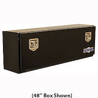 Top Mount Box Black Powder Coated Steel