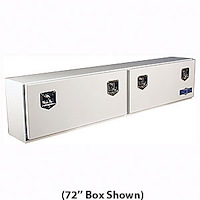 Top Mount Box White Powder Coated Steel