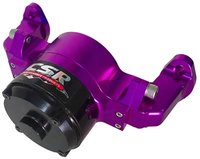 Billet Aluminum Electric Water Pump for Big Block Chevy Engines [35-37 GPM, Purple Anodized]