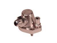 Swivel Thermostat Housing for Ford Small Block 289/302/351W Engines [-20 AN, Clear Anodized]