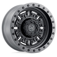 1895ABR126140G12 ABRAMS Wheel [Size: 18" x 9.50"] Textured Matte Gunmetal