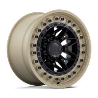 BR008MD18906820 ALPHA Wheel [Size: 18" x 9"] Matte Black w/Sand Lip