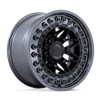 BR008MA20108718N ALPHA Wheel [Size: 20" x 10"] Matte Black w/Gunmetal Lip