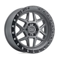 2090KLS006140G12 KELSO Wheel [Size: 20" x 9"] Battleship Gray w/Black Ring