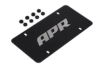 LICENSE PLATE BLACK/SILV