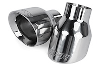 Double-Walled 4" Slash-Cut Tips (Polished) - Set of 2