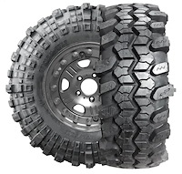 SX2-75 Super Swamper TSL SX2 Mud Terrain Light Truck Tire 37x12.00-15