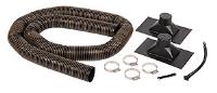 Brake Cooling Hose Kit (2) Universal Bumper-Mount Inlets