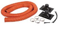 Brake Cooling Hose Kit (2) Universal Bumper-Mount Inlets