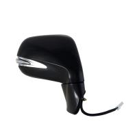 OEM Style Replacement Mirror for 10-12 LEXUS RX350 RX450h Japan & Canada Built black PTM w/turn sign