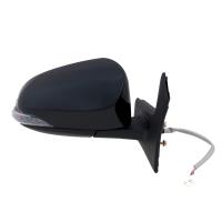 OEM Style Replacement Mirror for 12-16 Toyota Prius C Hatcback textured black w/PTM cover w/turn sig