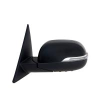 OEM Style Replacement Mirror for 14-17 KIA Soul textured black w/PTM cover w/turn signal foldaway w/