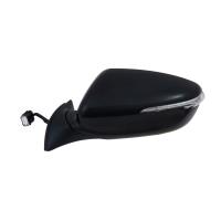 OEM Style Replacement Mirror for 14-16 KIA Forte Sedan Forte 5 Hatchback textured black w/PTM cover