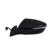 OEM Style Replacement Mirror for 14-16 KIA Forte Sedan Forte 5 Hatchback textured black w/PTM cover