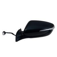 OEM Style Replacement Mirror for 14-16 KIA Forte Sedan Forte 5 Hatchback textured black w/PTM cover