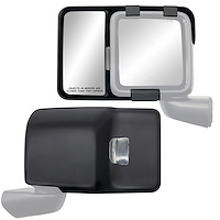 80750 Snap-On Towing Mirrors Fits Select Jeep Wrangler JL, Jeep Gladiator JT