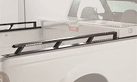Truck Bed Side Rail, 2017-2022 Ford Super-Duty; 8.2 ft. Bed, For use w/ 21 in. Toolbox