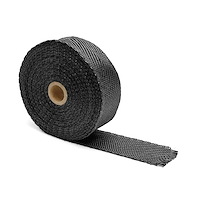Black Titanium Exhaust Wrap Length: 50'