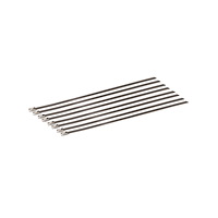 Stainless Steel Lock Ties Length: 8" (2" diameter)
