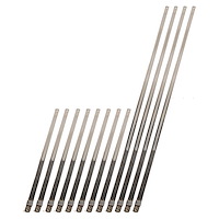 Stainless Steel Positive Lock Ties 8mm x 9" (8/pkg)
