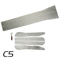 Transmission Tunnel Complete Shield Kit for C5 Corvette