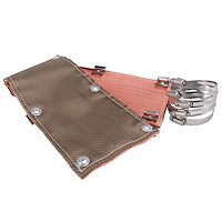 10451 Titanium Pipe Shield Kit 2' Length x 6" Width