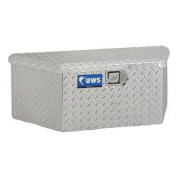 34 in. Trailer Tongue Box with Low Profile [Bright Aluminum]