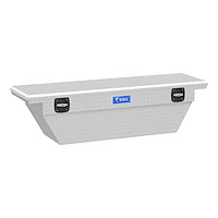 69 in. Secure Lock Crossover Truck Tool Box [Bright Aluminum]