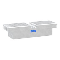 60 in. Gull Wing Crossover Truck Tool Box [Bright Aluminum]