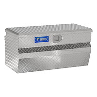 36 in. Wedge Utility Chest Box [Bright Aluminum]