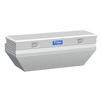 55 in. Wedged Angled Utility Chest Box [Bright Aluminum]