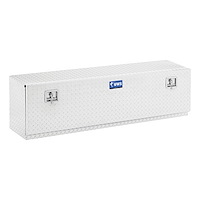 60 in. Single-Door Topside Truck Tool Box [Bright Aluminum]